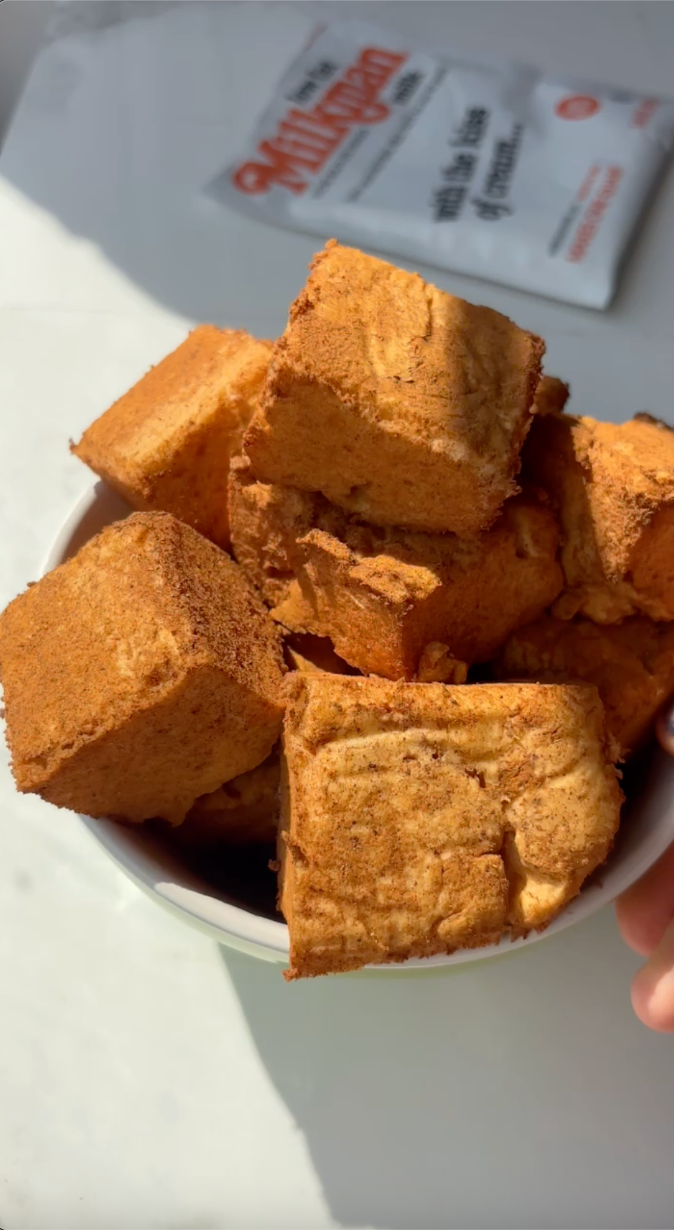 Pumpkin Protein Marshmallow Bites